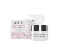 REVUELE Wonder Collagen Boost Gel-Cream - Face Moisturizer with Marine Collagen, Peptides & Hyaluronic Acid | Firms, Plumps, Hydrates & Improves Elasticity 50ml