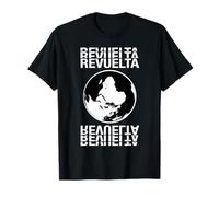 "Revuelta" Upside-down Globe Politics Protest Activism T-Shirt