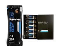 REVVIES Energy Gelly - 12-Pack | 30g Dual Source Carbs | Easy on The Stomach | Fast Acting | Neutral Flavour | Natural Ingredients | Vegan & Gluten Free | Batch Tested