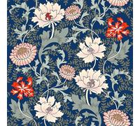 ReWallpaper 44.5cm x 7m Self Adhesive Wallpaper Blue Floral Sticky Back Plastic Patterned Blue Bathroom Wallpaper Floral Pink Tropical Wall Paper Peel and Stick Vintage Wallpapers Flower