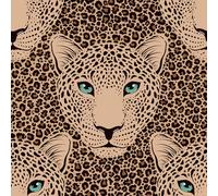 ReWallpaper Animal Print Wallpaper Leopard 44.5CMx7M Self Adhesive Bathroom Wallpaper Waterproof Sticky Back Plastic Patterned Kids Art Deco Contact Paper Removable Wallpapers for Hallway