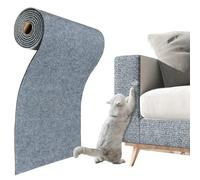 ReWallpaper Self Adhesive Cat Scratching Mat for Wall Light Grey Anti Cat Scratch Carpet Protector for Under Door Furniture Sofas 30CMx2M Thick Grey White Peel And Stick Wall Mounted Cats Scratcher