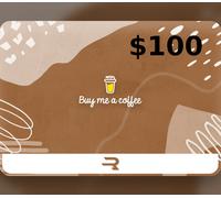 Rewarble Buy Me a Coffee USD 100 Gift Card