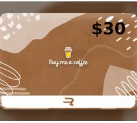 Rewarble Buy Me a Coffee USD 30 Gift Card