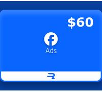Rewarble Facebook Ads $60 Gift Card