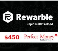 Rewarble Perfect Money $450 Gift Card