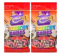 Reward Crunchy Bones for Dogs | Natural Ingredients | No Added Sugar | Supports Oral Health | 2x700g Value Pack | Chicken, Beef, Lamb & Rice Flavours