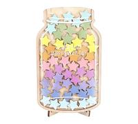 Reward Jar | Conditional Incentive with 45 Stars for Children | Pedagogical Reward for Classroom Management | Motivation Glass Ideal for Behavioral Training