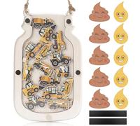 Reward Jar for Kids, Potty Training Reward Chart, Good Behaviour Chart Reward Pot for Boy Girl, Magnetic Reward Jar for Home School Classroom Teacher Parent (Poo+Car)
