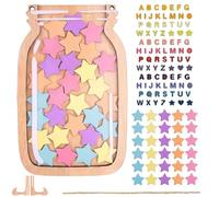 Reward Jar with 30 Stars, Reward Jar for Good Behaviour, Wooden Rewards Chart with Stickers, Motivate Good Behavior, Incentive Jars for Daily Routine, Chores, Bedtime & Class