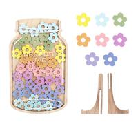 Reward Jars for Children, Reward Charts for Children Behaviour, Reward Jar with Flower Token, Potty Training Reward Chart for Kids Home School Classroom