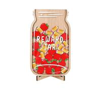 Reward Jars For | Wooden Jar For Positive Reward System | Teaching Tool for Potty Learning Reading Routine Kindergarten Elementary Sport