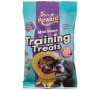 Reward Mini Bones & Hearts Dog Training Treats 200g - Chicken, Lamb & Beef Flavour - Low Fat Natural Reward Snacks for Puppies & Adult Dogs - No Added Sugar, Perfect Training Treats