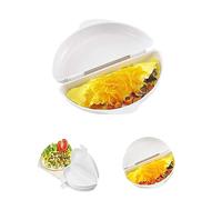 REWARD SALE Omelette Maker Egg Mix Roll Microwave Cooker Pan Foldable Instant Cook Eggs Baking Tray Easter Non Stick Shaped Breakfast Microwaveable Easy to Clean and Use Portable White Plastic