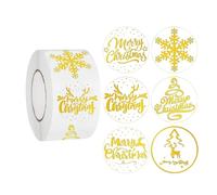 Reward Stickers - Snowflake Tree Thin Decals 500 Pieces | Christmas Stickers Decal for Boy Girl School Home Classroom, Holiday Sticker Craft Parties Activities Scrapbooking Journal