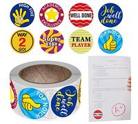 Reward Stickers | Well Made Animal Themed Decals for School Children, Praise Good Work and Behavior of Animal Stickers, Nursery Material