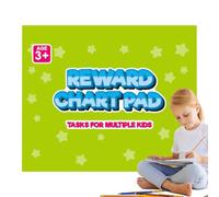 Reward System for - Reusable Behavior Chart for Monitoring Progress - Educational Activity for Kindergarten, School Supplies to Develop Good Habits and