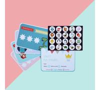 Reward System - Potty Training Toddler (10 Sticker Cards Double Sided, 120 Stickers and Pee Certificate)