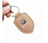 REWIASF Car Keyring for Alfa Romeo 159 2006, Keychain with Logo Gift for Men Personalised Keychain Car Accessories Family Present,D