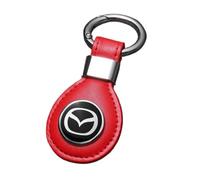 REWIASF Car Keyring for Mazda CX-30 CX30 2022 2020 2021, Keychain with Logo Gift for Men Personalised Keychain Car Accessories Family Present,C