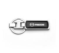 REWIASF Car Keyring for Mazda CX-5/Mazda CX-50, Keychain with Logo Gift for Men Personalised Keychain Car Accessories Family Present,A