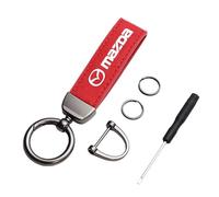 REWIASF Car Keyring for Mazda CX-5/Mazda CX-50, Keychain with Logo Gift for Men Personalised Keychain Car Accessories Family Present,C