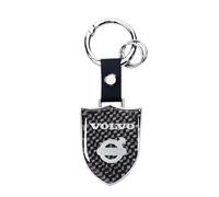 REWIASF Car Keyring for Volvo V60 I 2010-2015, Keychain with Logo Gift for Men Personalised Keychain Car Accessories Family Present,A