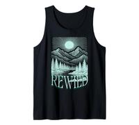 Rewild Mountain Sunrise s Outdoor Adventure s Nature Graphic Tank Top