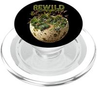 Rewild Nature Conservation s Egg Wildlife Graphic Men Women PopSockets PopGrip for MagSafe
