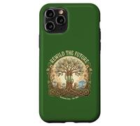 Rewild The Future s Solarpunk Robot s Nature Tech Tree Case for iPhone 11 Pro