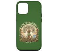 Rewild The Future s Solarpunk Robot s Nature Tech Tree Case for iPhone 12/12 Pro
