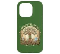 Rewild The Future s Solarpunk Robot s Nature Tech Tree Case for iPhone 15 Pro
