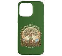 Rewild The Future s Solarpunk Robot s Nature Tech Tree Case for iPhone 15 Pro Max