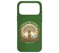 Rewild The Future s Solarpunk Robot s Nature Tech Tree Case for iPhone 17 Pro Max