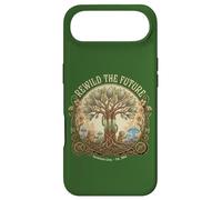 Rewild The Future s Solarpunk Robot s Nature Tech Tree Case for iPhone Air