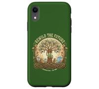 Rewild The Future s Solarpunk Robot s Nature Tech Tree Case for iPhone XR