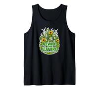 Rewild The Future Solarpunk Design Environmental Optimism Tank Top