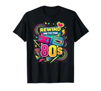 Rewind Me to the 80s Vintage Nostalgia Retro Videocassette T-Shirt