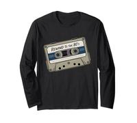 Rewind to The 80s Vintage Mixtape Retro Design Long Sleeve T-Shirt