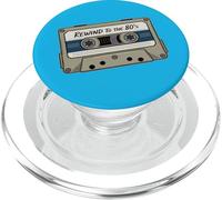 Rewind to the 80s Vintage Mixtape Retro Design PopSockets PopGrip for MagSafe