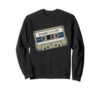 Rewind to the 80s Vintage Mixtape Retro Design Sweatshirt