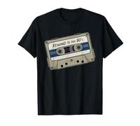 Rewind to The 80s Vintage Mixtape Retro Design T-Shirt