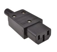 kenable Rewireable IEC C13 Female Inline Socket Adapter Plug 10A 250V