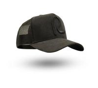 Rewired Suede R Trucker Cap - Dark Slate