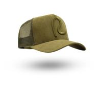 Rewired Suede R Trucker Cap - Forest Green