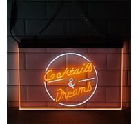 REWIS Cocktails & Dream LED Neon Signs