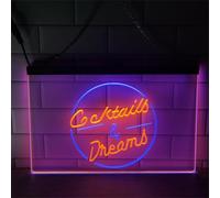 REWIS Cocktails & Dream LED Neon Signs