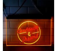 REWIS Cocktails & Dream LED Neon Signs
