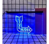 REWIS Live Dancer LED Neon Signs, USB Powerd Bluetooth Dimming Colorful Flowing Neon Lights, for Nightclub Bar Wall Hanging Luminous Decor,A,60x40cm