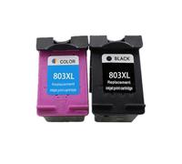 REwNXA Compatible 803XL Ink Cartridges For 1112 2132 1111 2131 3632 3830 4652 Printers Replacement
